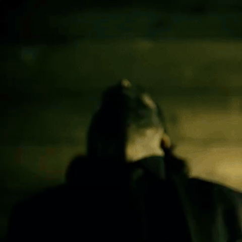 Alan Wake 2 GIF saying it is not a loop, it is a spiral