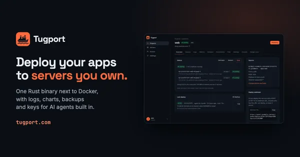 Tugport: deploy your apps to servers you own
